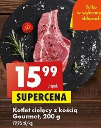 Biedronka Kotlet cielęcy z kością Gourmet, 200 g oferta