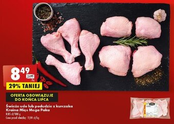 Biedronka Świeże udo lub podudzie z kurczaka Kraina Mięs 1kg oferta
