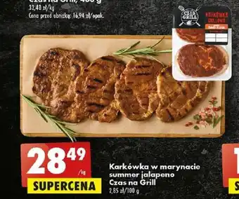 Biedronka Karkówka w marynacie summer jalapeno Czas na Grill 1kg oferta