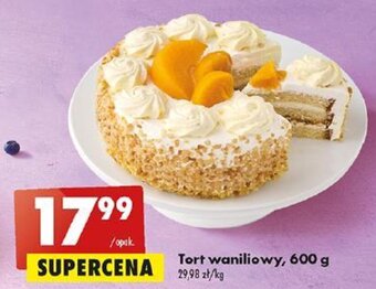 Biedronka Tort waniliowy, 600 g oferta