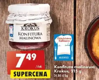 Konfitura malinowa Krokus, 215 g