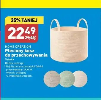 ALDI Pleciony kosz do przechowywania Sztuka oferta
