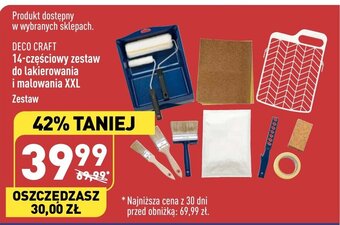ALDI 14-częściowy zestaw do lakierowania i malowania XXL oferta