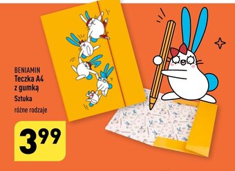 ALDI Teczka A4 z gumką Sztuka oferta