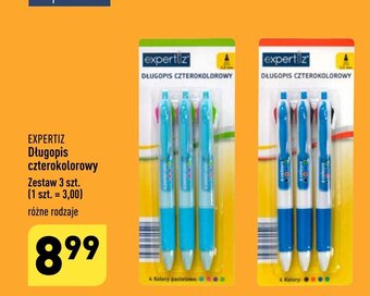 ALDI Długopis czterokolorowy Zestaw 3 szt. oferta