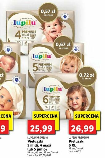 Lidl Pieluszki 6 XL oferta