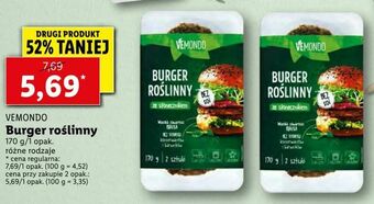 Lidl Burger roślinny oferta