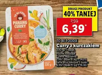 Lidl Curry z kurczakiem oferta