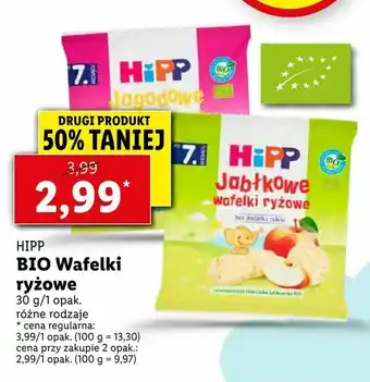 Lidl BIO Wafelki ryżowe oferta