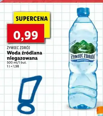 Lidl Woda źródlana niegazowana oferta