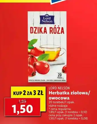 Lidl Herbatka ziołowa/ owocowa oferta