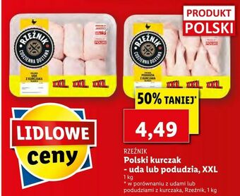 Lidl Polski kurczak - uda lub podudzia, XXL oferta