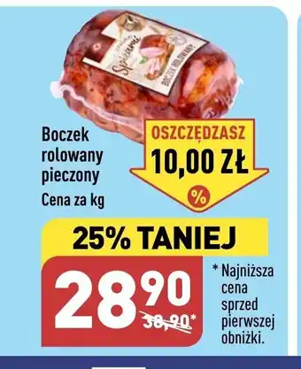 ALDI Boczek rolowany pieczony 1 kg oferta
