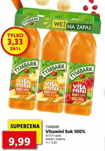 Lidl Vitamini Sok 100% oferta