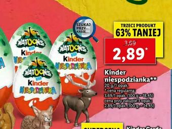 Lidl Kinder niespodzianka oferta