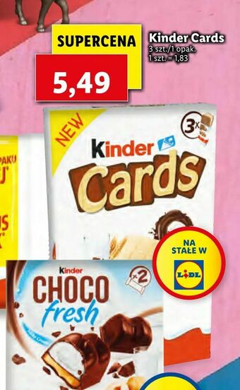 Lidl Kinder Cards oferta