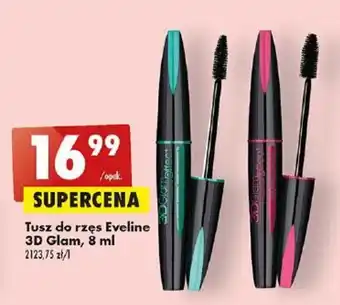 Tusz do rzęs Eveline 3D Glam, 8 ml