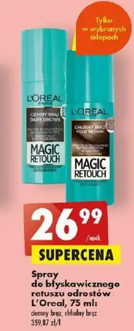 Biedronka do błyskawicznego retuszu odrostów L'Oreal, 75 ml oferta