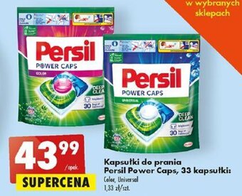 Biedronka Kapsułki do prania Persil Power Caps, 33 kapsułki oferta