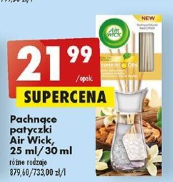 Biedronka Pachnące patyczki Air Wick, 25 ml/30 ml oferta
