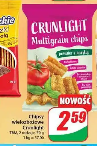 Chrupki wielozbożowe pomidor z bazylią
