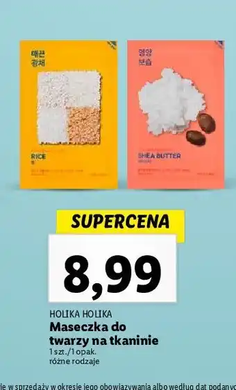 Lidl Maska do twarzy shea butter oferta