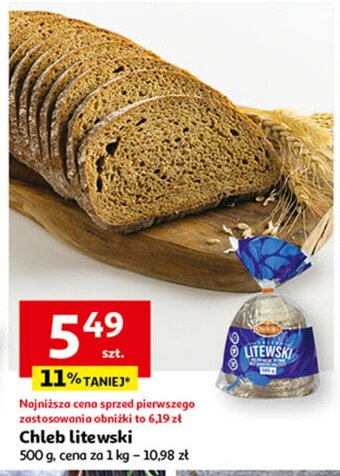 Auchan Chleb litewski krojony oferta