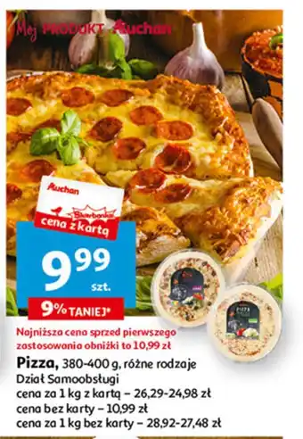 Auchan Pizza verdure z warzywami oferta