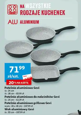 Auchan Wok aluminiowy gevi 30 cm oferta