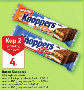 Auchan Baton Knoppers 40 g oferta