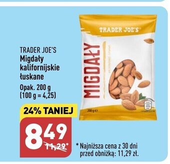 ALDI Migdały kalifornijskie łuskane 200 g oferta