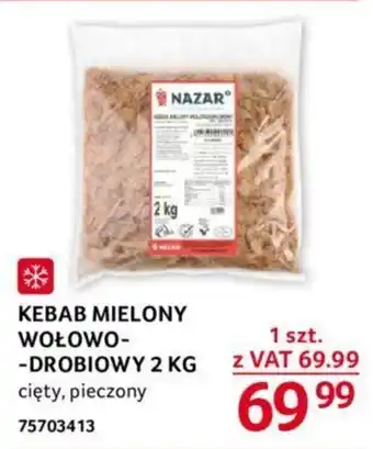 Selgros KEBAB MIELONY WOŁOWO-DROBIOWY 2KG oferta