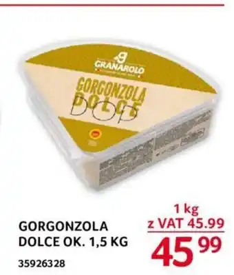 Selgros GORGONZOLA DOLCE 1kg oferta