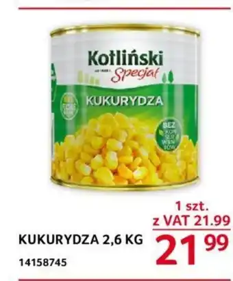Selgros KUKURYDZA 2,6 KG oferta