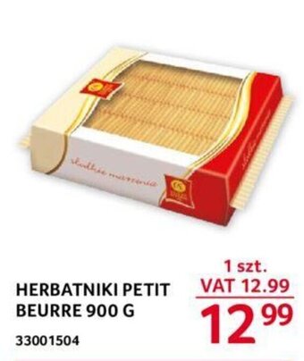 Selgros HERBATNIKI PETIT BEURRE 900 G oferta