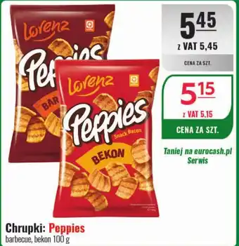 Eurocash Chrupki: Peppies 100g oferta