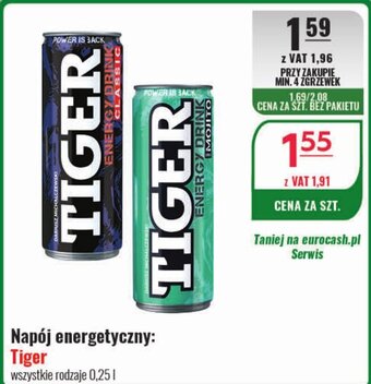Napój energetyczny: TIGER 0,25l