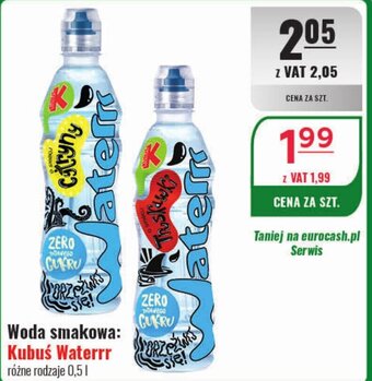 Eurocash Woda smakowa: Kubuś Waterrr 0,5l oferta