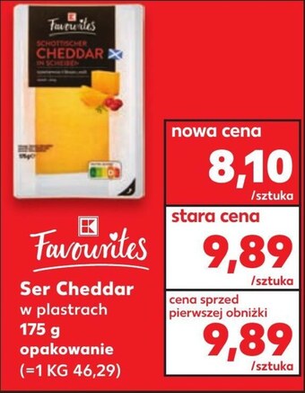 Kaufland Cheddar k-favourites oferta