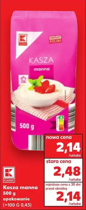 Kasza manna kaufland