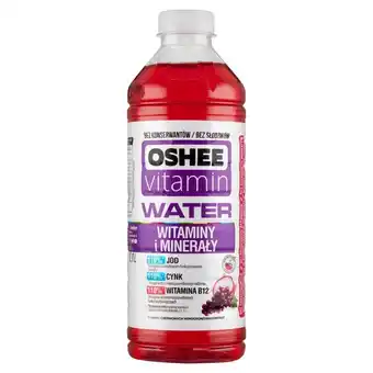 ABC Oshee vitamin water napój niegazowany o smaku czerwonych winogron dragonfruit 1,1 l oferta