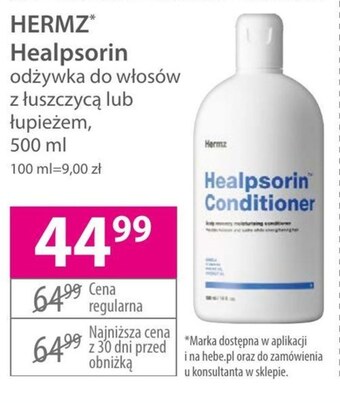 Hebe Odżywka do włosów oferta