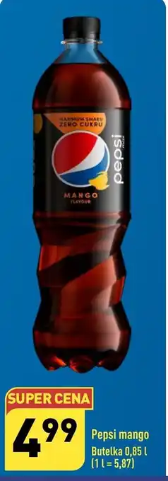 ALDI Pepsi mango Butelka 0,85 l oferta