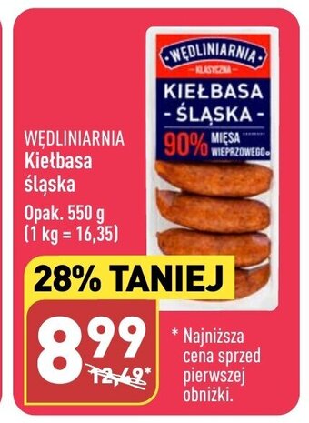 ALDI Kiełbasa śląska 550 g oferta