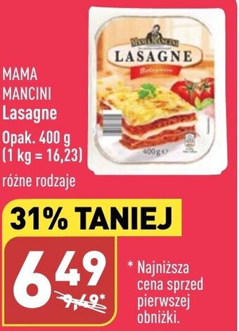 ALDI Lasagne Opak. 400 g oferta