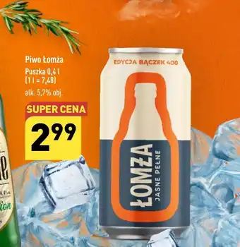 ALDI Piwo Łomża Puszka 0,4l oferta
