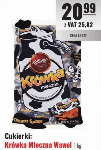 Eurocash Cukierki: Krówka Mleczna Wawel 1 kg oferta