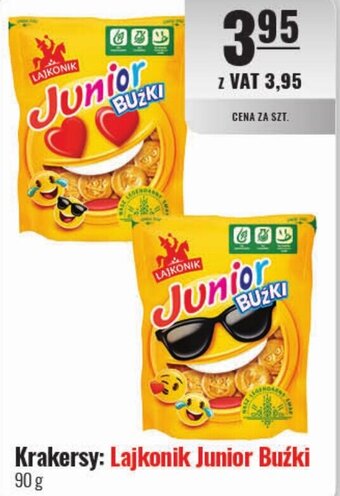 Eurocash Krakersy: Lajkonik Junior Buźki 90 g oferta