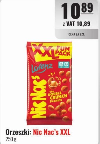 Eurocash Orzeszki: Nic Nac's XXL 250 g oferta