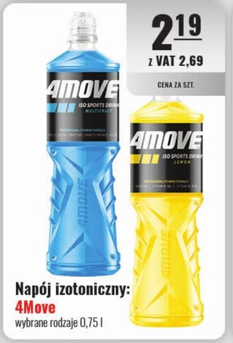 Eurocash Napój izotoniczny: 4Move 0,75 l oferta